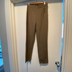 Brown high waisted pants